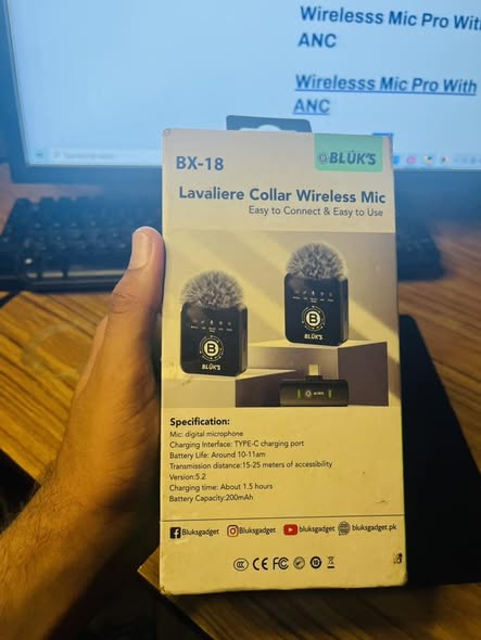 Bluks Wireless mic anc