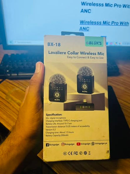 Bluks Wireless mic anc